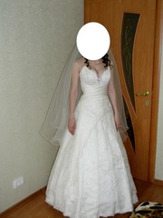 Продам красивое свадебное платье!ТОРГ!!!