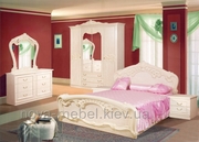 Продам шикарную 2-спальную кровать цвета жемчуг
