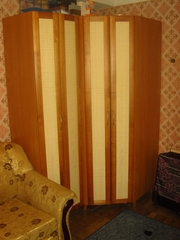 Шкаф угловой в комплекте с бельевым фабрики Мебель Прогресс 