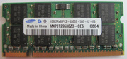 Оперативная память для ноутбука Samsung DDR2 1Gb