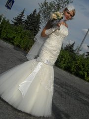 Свадебное платье в отличном состоянии